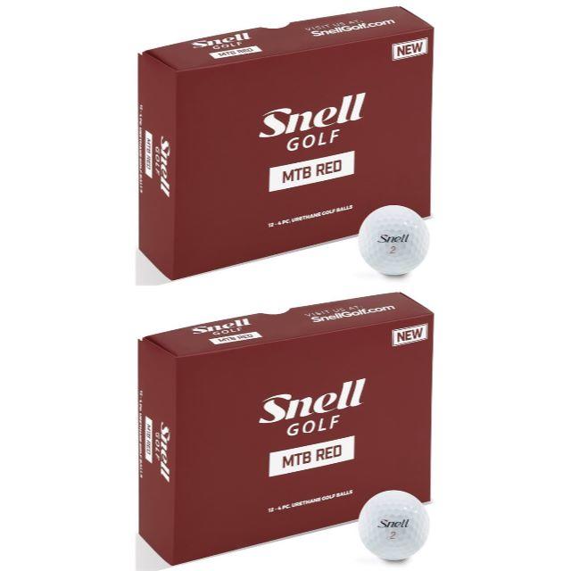 【送料無料】SNELL MTB RED スネルボール 新品 2ダース 正規品