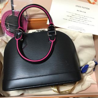 ルイヴィトン(LOUIS VUITTON)の新品‼️限定カラー  アルマbb  ブラック  ピンク  ノワール(ショルダーバッグ)