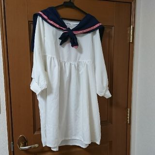 ホッピン(HOTPING)のHOTPING セーラー服風ワンピース(ミニワンピース)