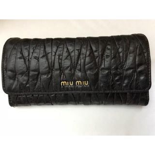 ミュウミュウ(miumiu)のmiu miu マセラッテ 長財布(財布)