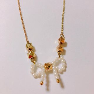 ナチュラルクチュール(natural couture)のリボンネックレス(ネックレス)