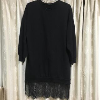 ザラ(ZARA)のZARA スウェットワンピース(ミニワンピース)