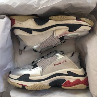 バレンシアガ(Balenciaga)のBALENCIAGA  Triple S Silve サイズ42(スニーカー)