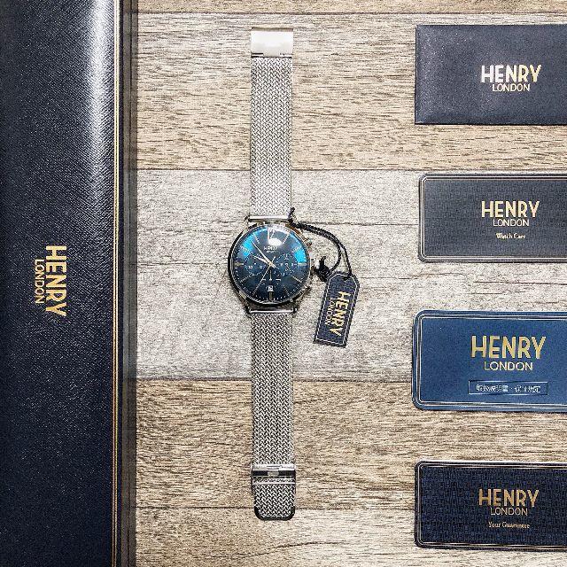 HENRY LONDON　新品　未使用　Naviblue　クォーツ メンズの時計(腕時計(アナログ))の商品写真