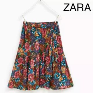 ザラ(ZARA)の新品 ザラ ZARA 花柄スカート  ZARAキッズ ザラガール(ロングスカート)