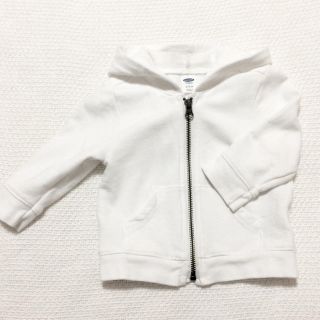 オールドネイビー(Old Navy)のYUN様専用  old navyの白パーカー 70cm(トレーナー)