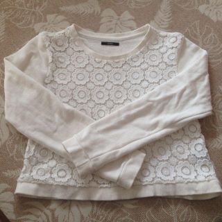 エモダ(EMODA)のEMODA レーススエットtops(トレーナー/スウェット)