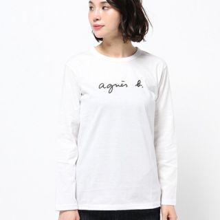 アニエスベー(agnes b.)のアニエス・ベー ロゴ Tシャツ 長袖(Tシャツ(長袖/七分))