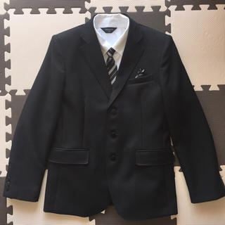 男の子 スーツ 黒 サイズ160(ドレス/フォーマル)