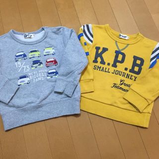 ニットプランナー(KP)のKP BOY 95サイズ トレーナー2枚セット(Tシャツ/カットソー)