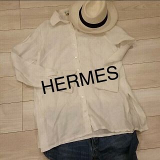 エルメス(Hermes)のお値下げ‼️HERMES定価25万リネンシャツ(シャツ/ブラウス(長袖/七分))