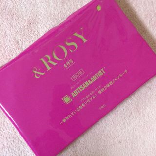 アルティザンアンドアーティスト(Artisan&Artist)の&rosy 4月号 雑誌 付録 メイクポーチ(ポーチ)