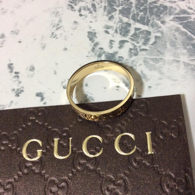 Gucci(グッチ)の正規品/美品/GUCCI/ICON RING/K18/#20/¥97,200 メンズのアクセサリー(リング(指輪))の商品写真