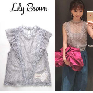 リリーブラウン(Lily Brown)の最終値下げ  リリーブラウン  レースタンクトップス(キャミソール)