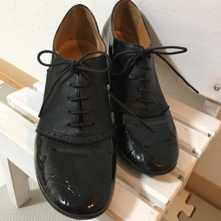 ツモリチサト(TSUMORI CHISATO)のツモリチサト   24.5cm  パンプス   靴    黒    紐靴    (ハイヒール/パンプス)