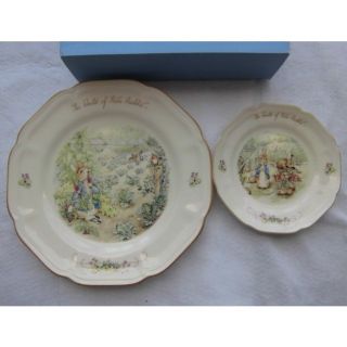 ウェッジウッド(WEDGWOOD)の 4点 ｳｪｯｼﾞｳｯﾄﾞﾏｸﾞ&ﾋﾟｰﾀｰﾗﾋﾞｯﾄ皿&ｽﾌﾟｰﾝ&ｺｰｽﾀｰ(食器)