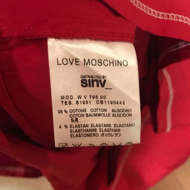 MOSCHINO(モスキーノ)のLOVE MOSCHINO モスキーノ ワンピース 42 レディースのワンピース(ひざ丈ワンピース)の商品写真