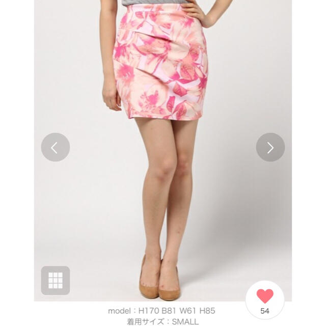 rienda(リエンダ)の新品未使用！ リエンダ フラワースカート レディースのスカート(ミニスカート)の商品写真