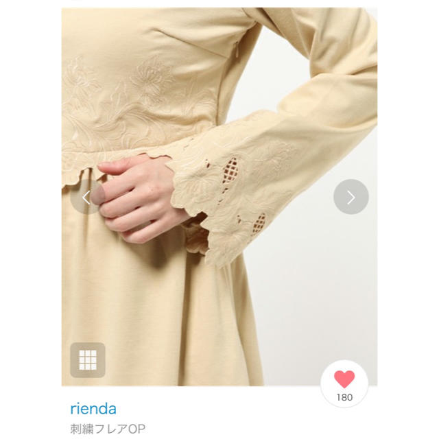 rienda(リエンダ)のリエンダ ワンピース レディースのワンピース(ミニワンピース)の商品写真