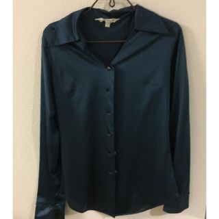 ミッシェルクラン(MICHEL KLEIN)のミッシェルクラン 長袖ブラウス M かなり美品(シャツ/ブラウス(長袖/七分))