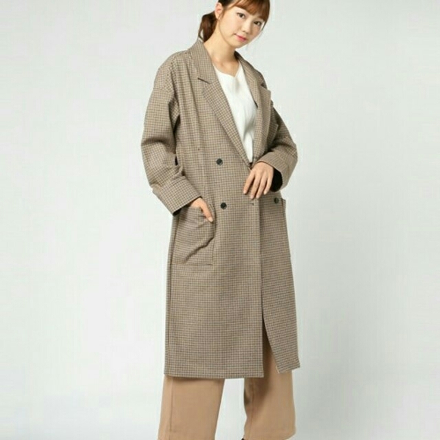 moussy(マウジー)のFALL color long coat  レディースのジャケット/アウター(ロングコート)の商品写真