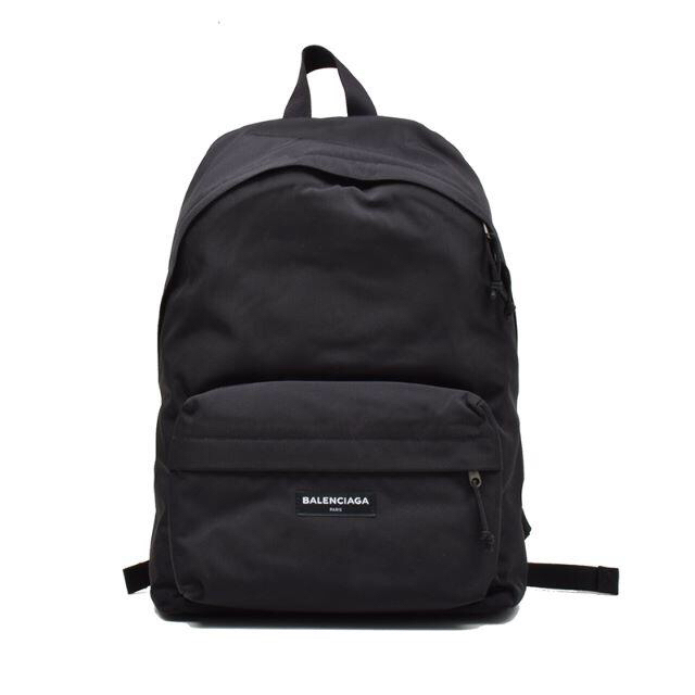 Balenciaga(バレンシアガ)のBALENCIAGA バレンシアガ ブラックバックパック  メンズのバッグ(バッグパック/リュック)の商品写真