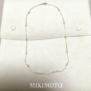 ミキモト(MIKIMOTO)のミキモト   ベビーパール K18ネックレス (ネックレス)