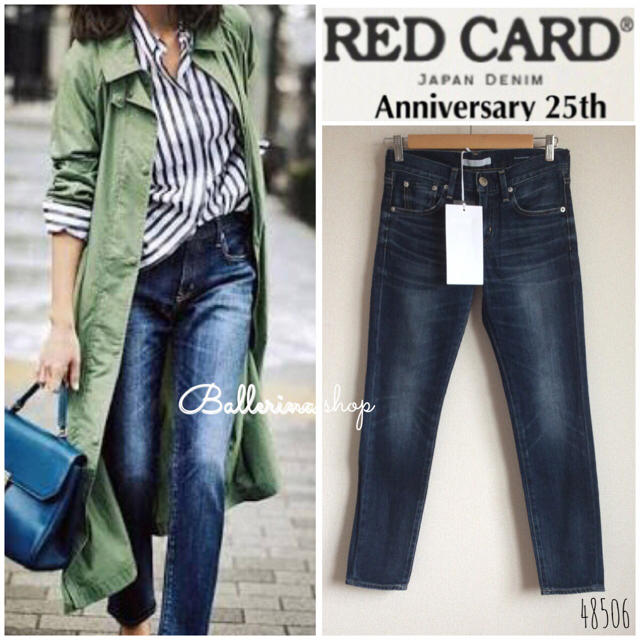 新品 RED CARD レッドカード Anniversary 25th デニム