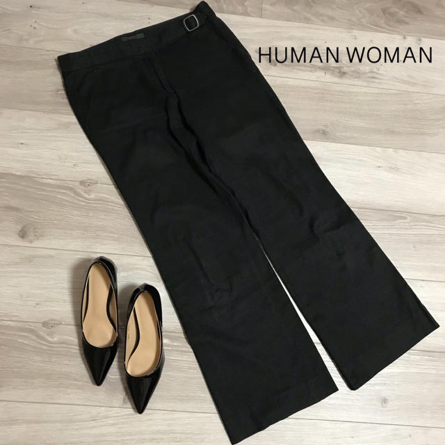 HUMAN WOMAN(ヒューマンウーマン)のHUMAN WOMAN✴︎黒のパンツ♡ レディースのパンツ(カジュアルパンツ)の商品写真