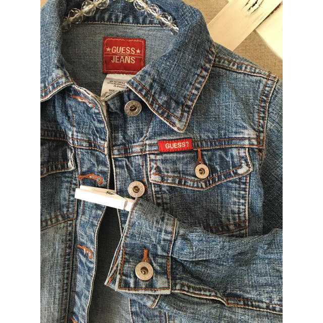 GUESS(ゲス)の＊ヴィンテージ風・GUESS JEANS ・キッズ・6・110〜 キッズ/ベビー/マタニティのキッズ服男の子用(90cm~)(ジャケット/上着)の商品写真