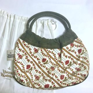 ヴィヴィアンウエストウッド(Vivienne Westwood)の花柄キャンバスバッグ vivienne westwood(ハンドバッグ)