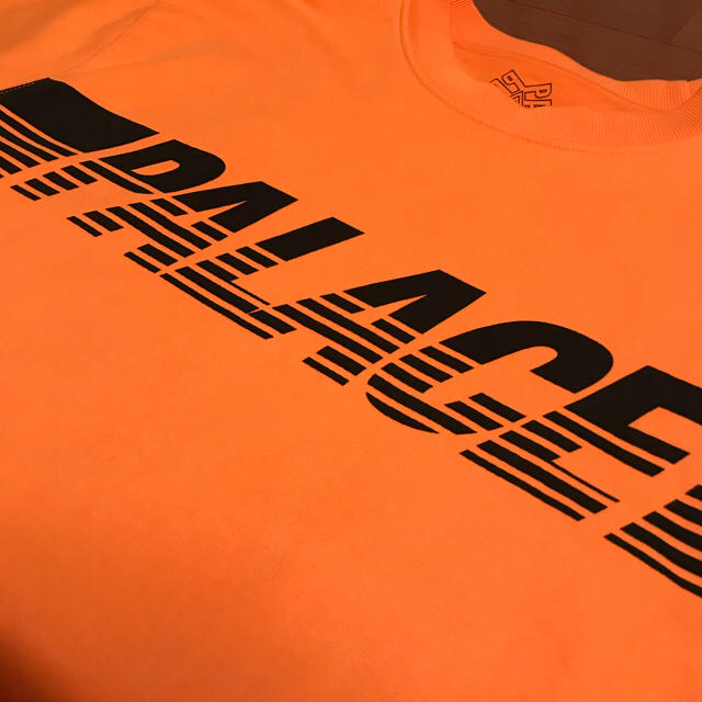 Supreme(シュプリーム)のPALACE Line Crewneck Orange L メンズのトップス(スウェット)の商品写真