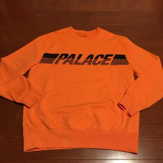 シュプリーム(Supreme)のPALACE Line Crewneck Orange L(スウェット)