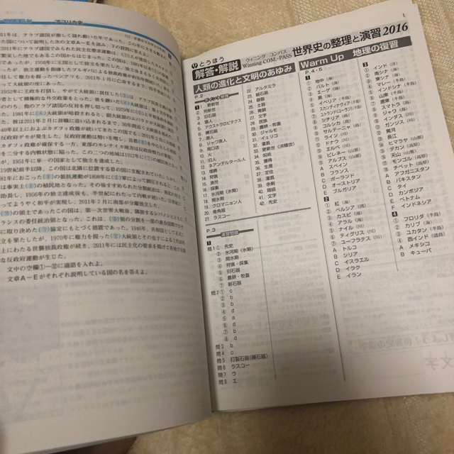 東邦(トウホウ)のウィニングコンパス 世界史の整理と演習 2016 エンタメ/ホビーの本(語学/参考書)の商品写真