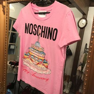 モスキーノ(MOSCHINO)のMOSCHINO モスキーノ Tシャツ ピンク(Tシャツ(半袖/袖なし))