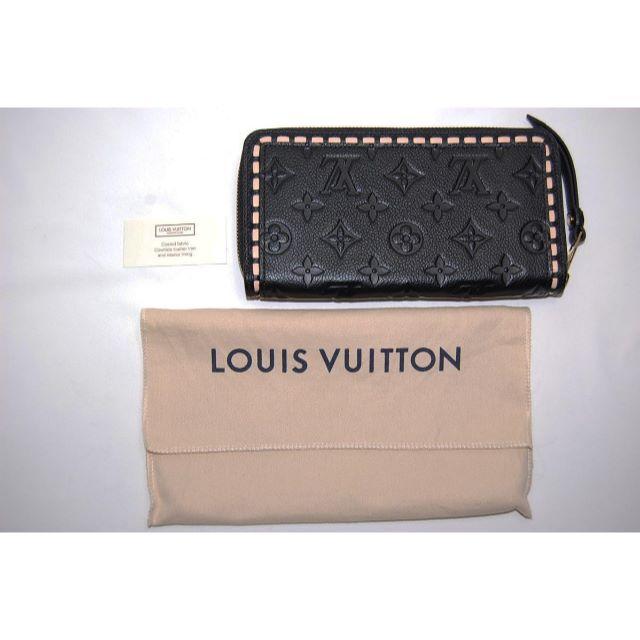 LOUIS VUITTON - ルイヴィトン ジッピーウォレット モノグラム・アンプラント ステッチ 黒の通販 by はなまる｜ルイヴィトンならラクマ