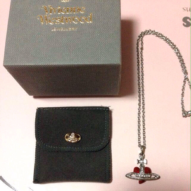 Vivienne Westwood(ヴィヴィアンウエストウッド)のディアマンテハート♡ネックレス レディースのアクセサリー(ネックレス)の商品写真