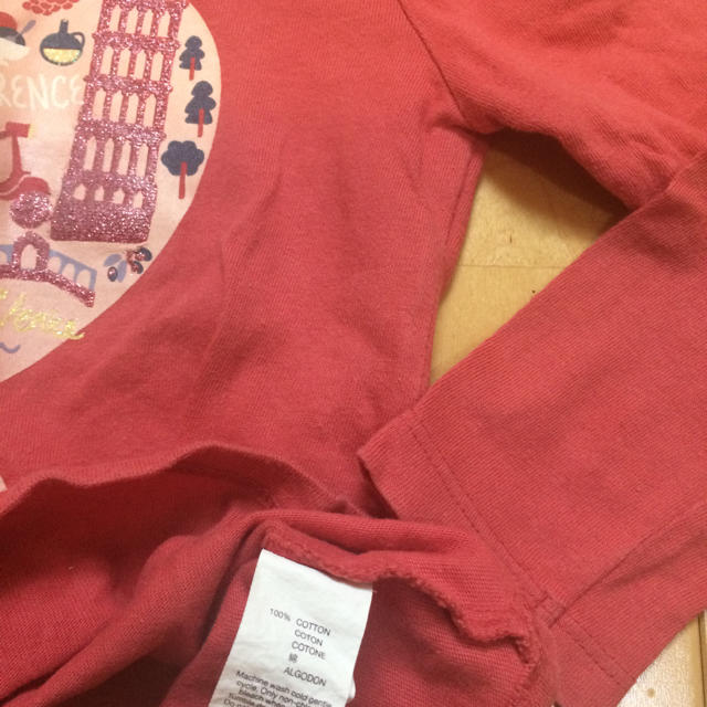 babyGAP(ベビーギャップ)の長袖ティーシャツ キッズ/ベビー/マタニティのキッズ服女の子用(90cm~)(Tシャツ/カットソー)の商品写真