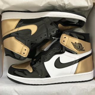 ナイキ(NIKE)のNIKE AIR JORDAN1 RETRO HIGH NRG ジョーダン1 金(スニーカー)