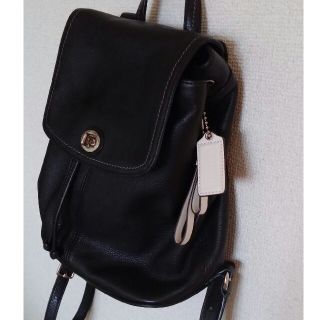 コーチ(COACH)の【美品】コーチ ミニリュック　black(リュック/バックパック)