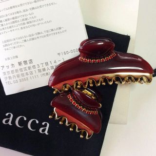 アッカ(acca)のacca ニューコラーナ 新品 クリップ 2018as(バレッタ/ヘアクリップ)