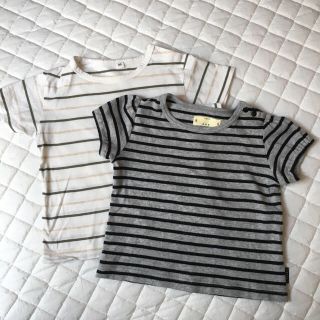 ムジルシリョウヒン(MUJI (無印良品))の青様専用♡無印&GITA ボーダーTシャツ2枚&GAPカーキパンツ(Ｔシャツ)