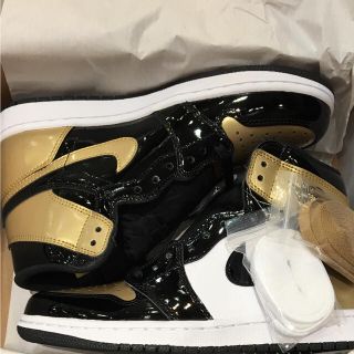 ナイキ(NIKE)のnike air jordan 1 retro og nrg gold toe(スニーカー)