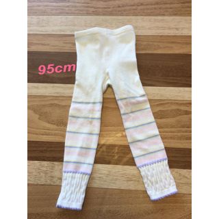 ムジルシリョウヒン(MUJI (無印良品))の女児用レギンス☆95cm☆パープル(パンツ/スパッツ)