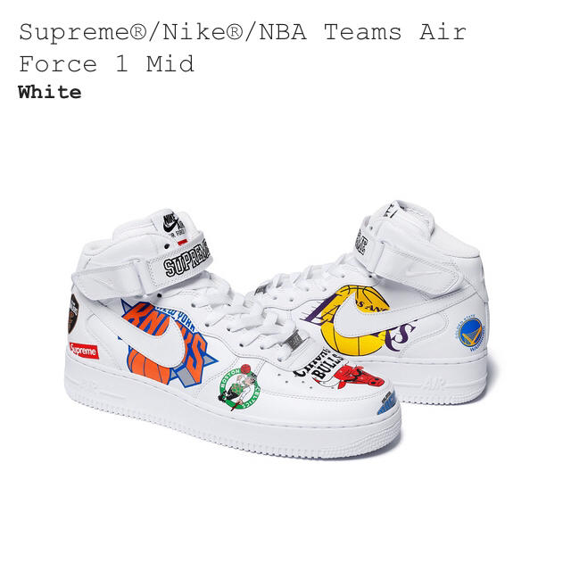 Supreme(シュプリーム)のSupreme Nike nba team Air Force メンズの靴/シューズ(スニーカー)の商品写真