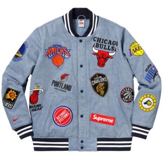 シュプリーム(Supreme)のSサイズ NBA Nike Teams Warm-Up Jacket(Gジャン/デニムジャケット)