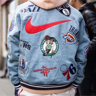 シュプリーム(Supreme)のSupreme Nike NBA Jacket DENIM(Gジャン/デニムジャケット)