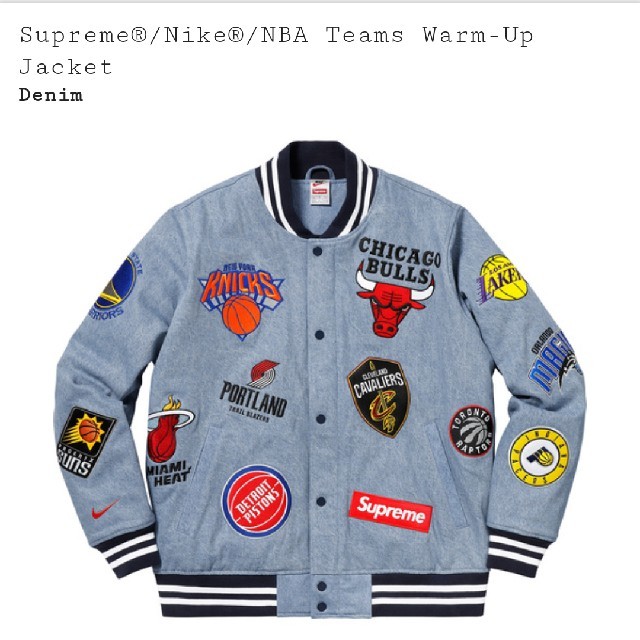 Supreme(シュプリーム)のSupreme NBA デニムジャケット メンズのジャケット/アウター(Gジャン/デニムジャケット)の商品写真