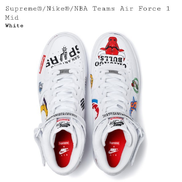 Supreme NBA Teams Air Force 1 Mid