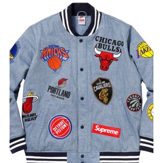 シュプリーム(Supreme)のSupreme/Nike/NBA Teams Warm-Up Jacket(Gジャン/デニムジャケット)